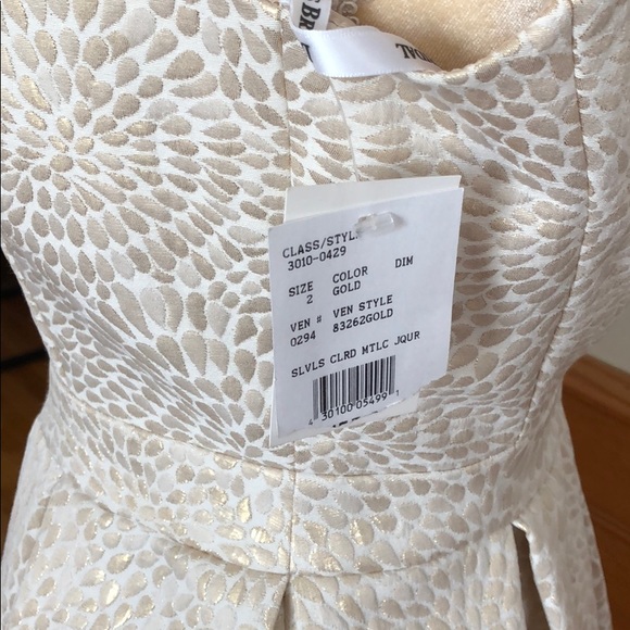 Brand new metallic jacquard dress - Picture 3 of 4